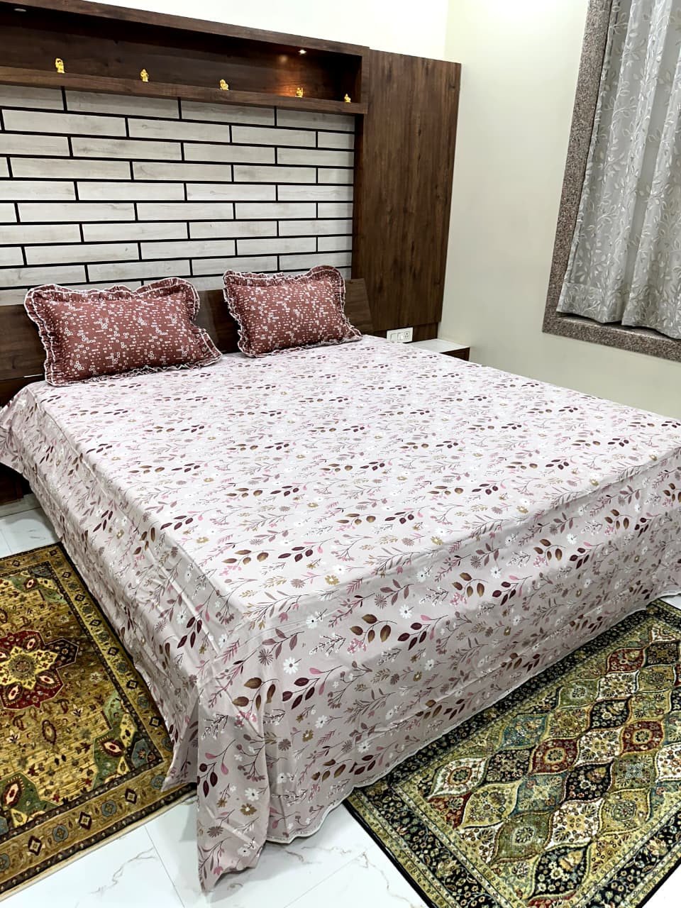 BEDSHEET ORGANZA TISSUE SET SIZE (108*108)