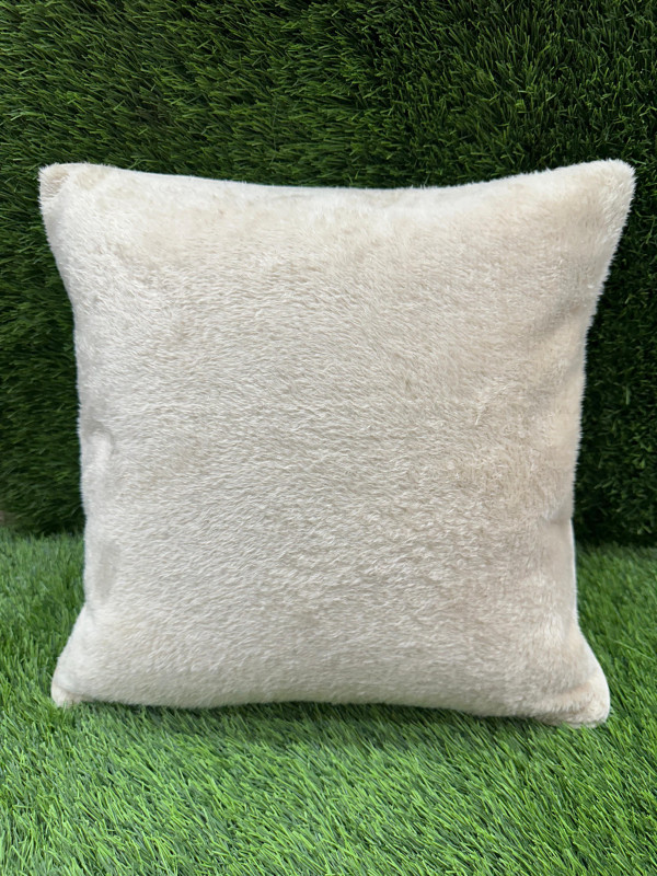 CUSHION COVERS RABBIT FUR SET OF 5 PCS